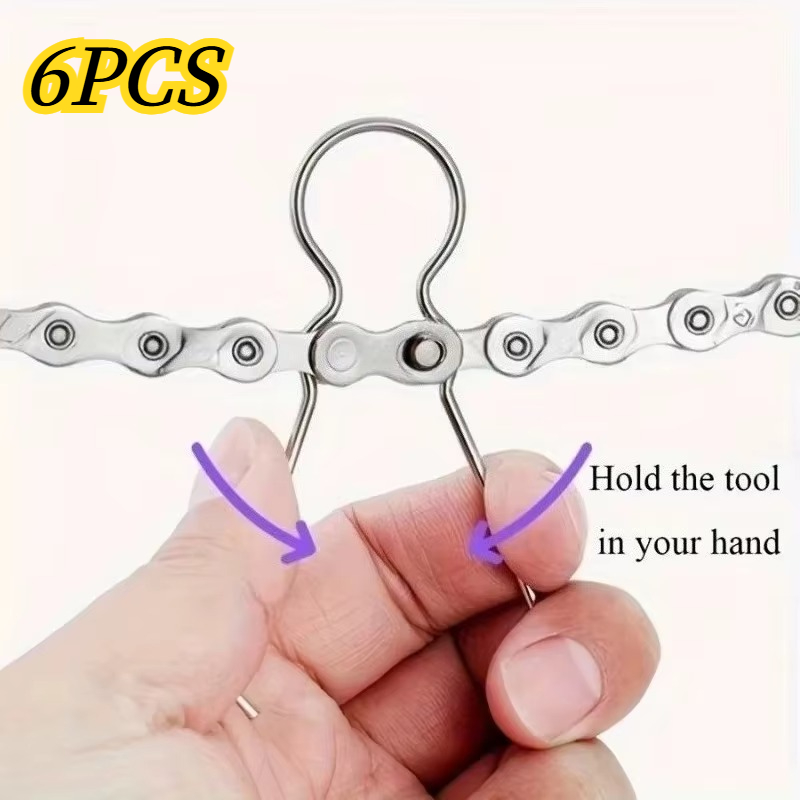 Chain Quick Link - Set da 6 pinze per catena