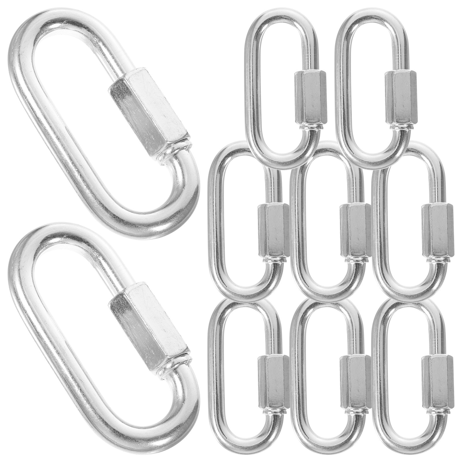 Chain Quick Link - 10 pezzi di moschettoni per arrampicata,