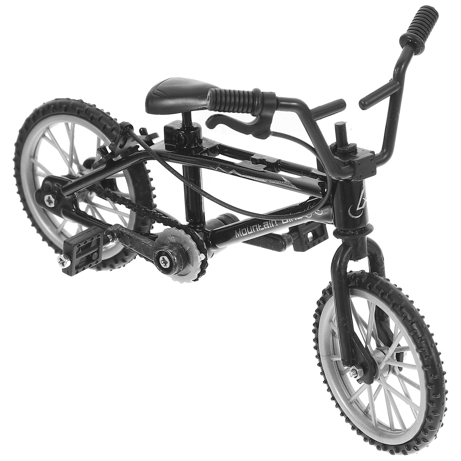 Mountain Biking Europe - Mini modello di bicicletta in metallo,