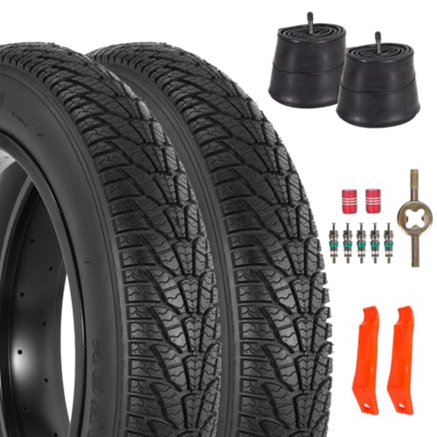 Mountain Biking Tube - Set di 2 Pneumatici per Fat
